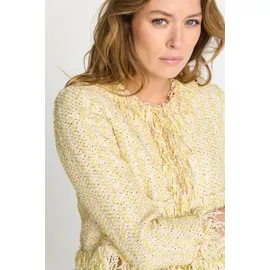 richroyal Rich & Royal Short boucle jacket with fringes soft butter), | Gr.: 38