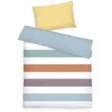 Tom Tailor Renforcé, Wende-Bettwäsche 40x60 + 100x135 cm mehrfarbig