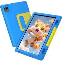 XCX für Kinder, Quad Core, 5000 mAh Tablet (10", 64 GB, Andriod 13 Go, Kindersteuerung, WLAN, Bluetooth, Kindersicherungshülle) blau