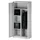 BISLEY Flügeltürenschrank Universal, Garderobeneinsatz, Metall, 645 Lichtgrau, 40 x 91.4 x 195 cm