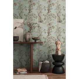 A.S. Création Florale Mustertapete Schmetterlinge 64 cm x 10 m 1 St Braun