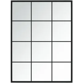 vidaXL Wandspiegel 40 x 80 cm Schwarz