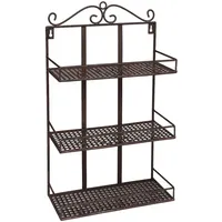 Ambiente Haus Wandregal 50 x 1 x 50 cm Braun
