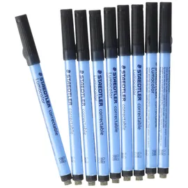 Staedtler Lumocolor correctable schwarz, 10er-Pack (305 M-9#10)