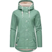 Ragwear Damen Winterjacke Kurze Regenjacke wasserdicht warm gefüttert mit