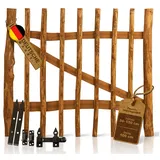 BooGardi Gartentor 100 x 90 cm Haselnuss/Holz
