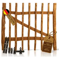 BooGardi Gartentor 100 x 90 cm Haselnuss/Holz