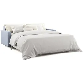 divani.store Schlafsofa, Hellblau, Textil, 168x97x96 cm, Wohnzimmer, Sofas & Couches, Schlafsofas