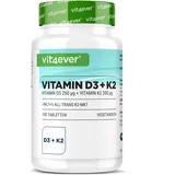 Vit4ever Vitamin D3 10.000 I.E + Vitamin K2 200 mcg 100 Tabletten