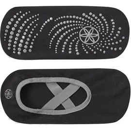 Gaiam Grippy Barre Socks Black Grey - schwarz - S/M