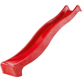 Akubi Stelzenhaus Benjamin Set A terragrau mit Rutsche rot 91208