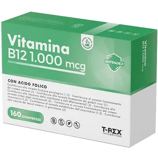 T-Rex Integratori Vitamina B12 160 Compresse 160 pz Compresse