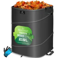 Kesser KESSER® Pop-Up-Gartensack Laubsack Gartenabfallsack inkl. Handschuhe Selbststehend mit