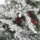 Beliani Künstlicher Weihnachtsbaum mit Schnee 180 cm Weiß