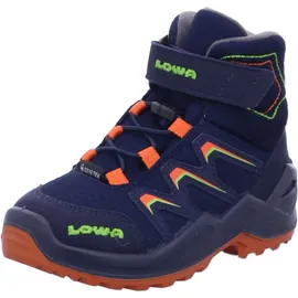 Lowa Maddox Warm GTX Mid Jr. navy/orange 34 - Dunkelblau