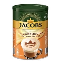 Jacobs Cappuccino Kaffee fein cremig entkoffeiniert Inhalt 220g