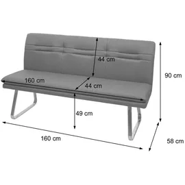 MCW Sitzbank, H70-S (160 cm,