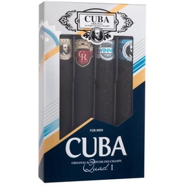Cuba Quad I Geschenkset: EDT 35 ml + Royal 35 ml + EDT Winner 35 ml + EDT Shadow 35 ml für Manner