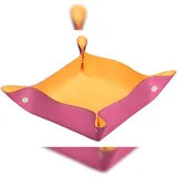 Rhodia 2x Taschenleerer aus italienischem Kunstleder 12x12x4,5cm Fuchsia 194597C