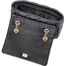 Valentino Ocarina Flap Bag Kunstleder Black/Gold