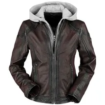 Gipsy Mauritius Angy W18 LASANV Frauen Lederjacke dunkelrot M 100% Leder Basics, Biker - M