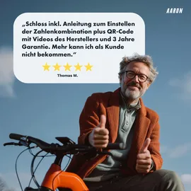 Aaron Lock One Grau-Blau Kettenschloss