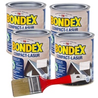 Bondex Compactlasur 2in1 Holzlasur 3L zum sprühen und streichen (Weiß)
