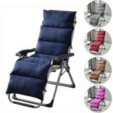 KAYBTNT Gartenliege Auflage - Extra Dicke 12 cm Liegenauflage - Bequeme Sonnenliege Auflage - Robust Deckchair Auflagen - Anti-Rutsch Liegestuhl Auflage für Outdoor Terrasse,Blau,175x50x12cm