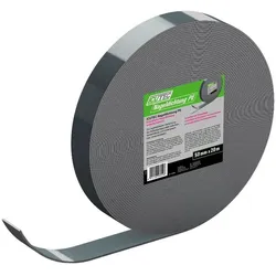 ICUTEC 012 6059 Nageldichtung PE, 50 mm x 20 m Klebeband, grau, einseitig klebend, Nageldichtband