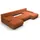 petits-meubles U-Sofa 5-sitzig umbaubar Truhe Ziegelorange