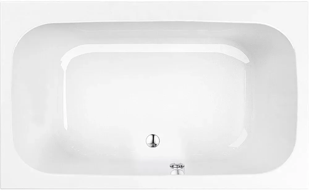 Duo-Badewanne Edem (Ausführung: Badewanne mit 2 Rückenschrägen 1800x435x800mm)