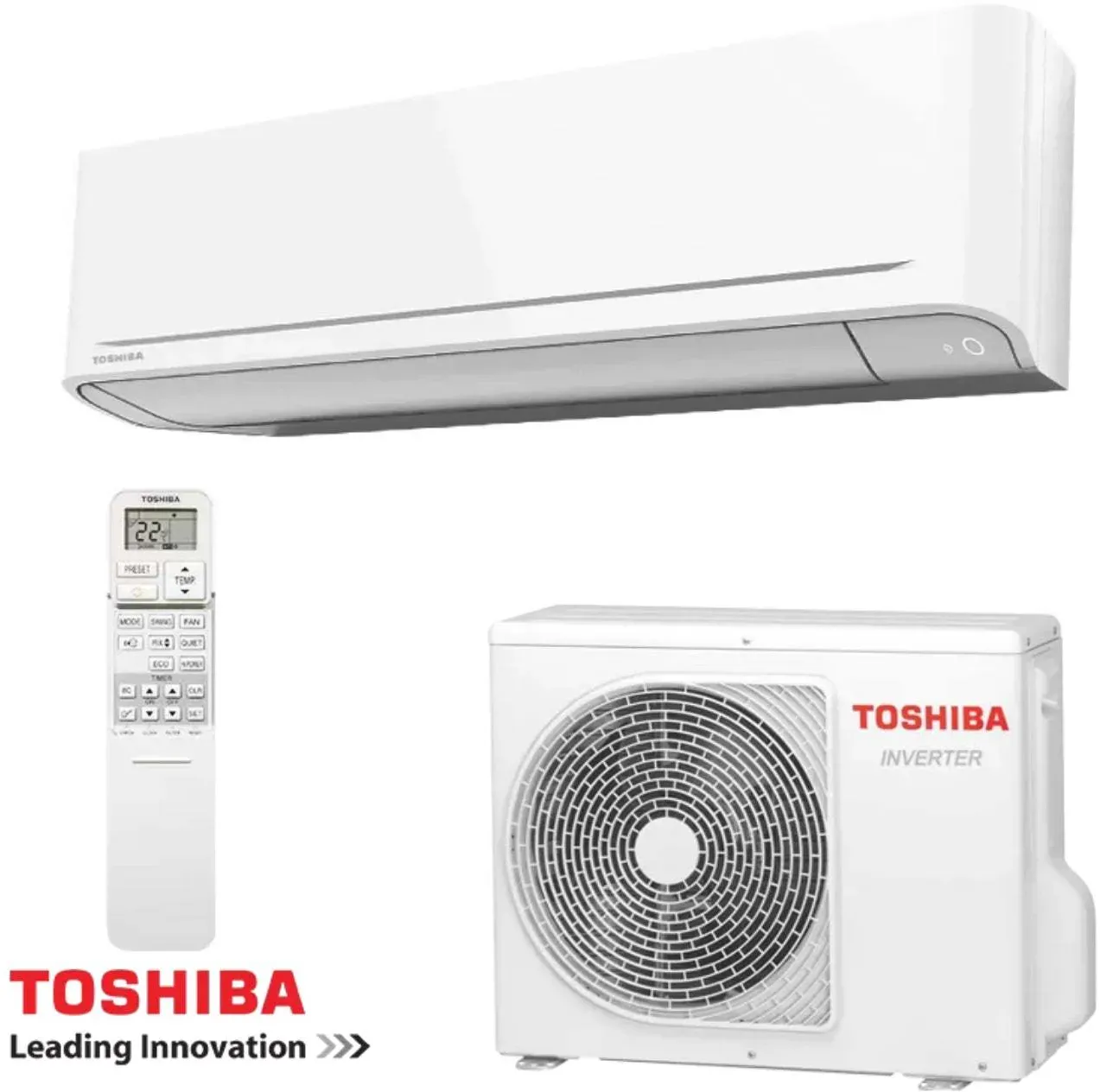 Wechselrichter Klimaanlage Toshiba Yukai: Effizient & Superleise 70cm