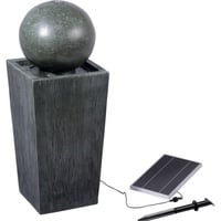 Dobar dobar® Gartenbrunnen Apollon mit Solar-Panel Wasserspiel