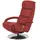 Hukla Relaxsessel Florian Leder 73 x 109 x 91 cm Rot mit Relax-Funktion
