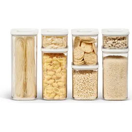 Mepal Modula 7-teiliges Set weiß 1 x 2000 ml, 2 x 1500 ml, 2 x 1000 ml, 2 x 425 ml