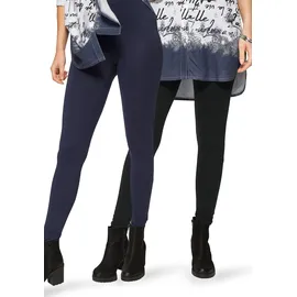 Boyens Buchverlag Leggings Figurbetont Blau/Schwarz 48