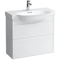 Laufen The new classic Waschtischunterschrank, 2 Schubladen, Weiß glänzend