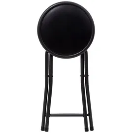 5five simply smart Klapphocker Kunststoff 30 x 45 x 30 cm Schwarz