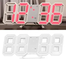 CHICIRIS 3D-LED-Wanduhr 0,00 Modellnummer weiß