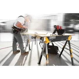 ToughBuilt Konstruktionsböcke Holz/Stahl orange 1 x Paar 1180 kg
