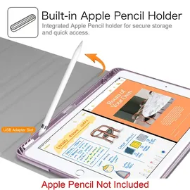 Fintie Tastatur Hülle für iPad 10,2 Zoll (9/8/7 Generation - 2021/2020/2019) Lavendel