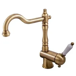 RAV SLEZÁK Labe Küchenarmatur Antikes Messing L508.0/8SM