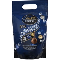 Lindt LINDOR Schokoladenkugel Beutel Dunkle Mischung 80 x 12,5 g (1 kg)