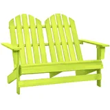 vidaXL Adirondack 2-Sitzer Massivholz  Tanne  Grün