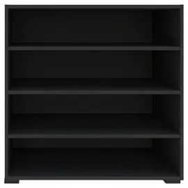 hom'in Bücherregal 91 x 90 x 40 cm Anthrazit