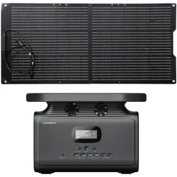 Growatt Infinity 0% MwSt §12 III UstG 1500 1512Wh Powerstation mit 100W Solarpan...