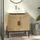 kleankin Waschbeckenunterschrank 60 x 60 x 39 cm Beige