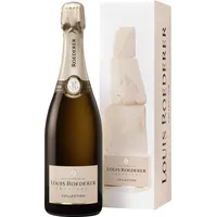 Louis Roederer Champagner Collection 244 in Grafik-Geschenkpackung - Nachfolge Brut Premier Champagner (1 x 0.75 l) (Packung mit 6)