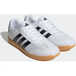 Hallenschuh ADIDAS PERFORMANCE "SPEZIAL LIGHT", Gr. 42,5, schwarz-weiß (cloud weiß, core schwarz, core schwarz), Synthetik, Textil, sportlich, Schuhe