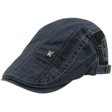 XRDSS Herren Trendige Unisex Flatcap Golfermütze Schieber Gatsby Schirmmütze (Grau) - Einheitsgröße